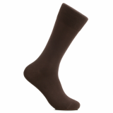 Men_s dress socks _ Chestnut solid socks_Egyptian cotton